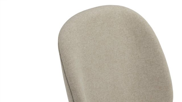 Beetle - Beetle Side Chair, Biscotti Brushed Weave