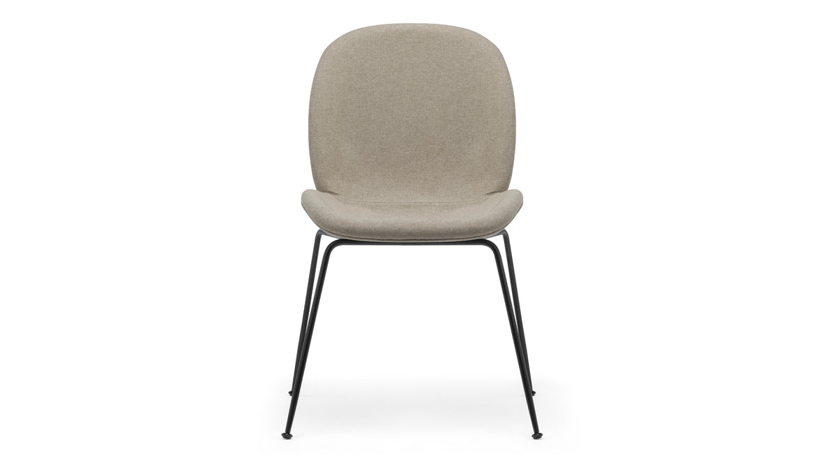 Beetle - Beetle Side Chair, Biscotti Brushed Weave