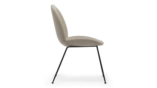 Beetle - Beetle Side Chair, Biscotti Brushed Weave