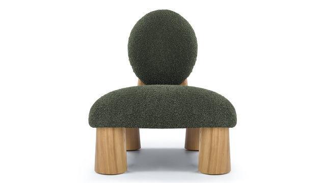 Hayes - Hayes Lounge Chair, Pine Boucle