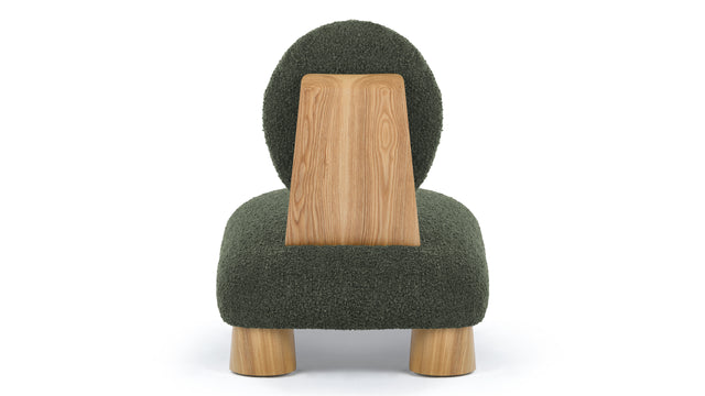 Hayes - Hayes Lounge Chair, Pine Boucle