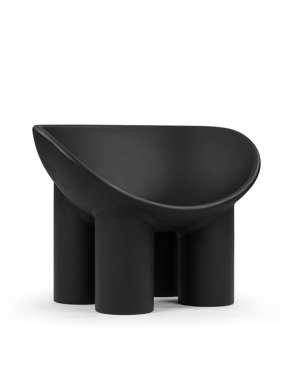 Roly Poly Indoor/Outdoor Chair, Black – Interior Icons