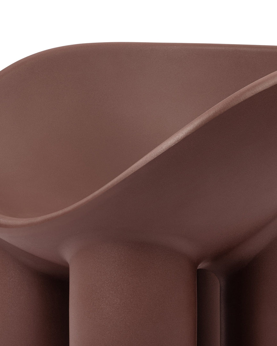 Roly Poly Indoor/Outdoor Chair, Chocolate – Interior Icons