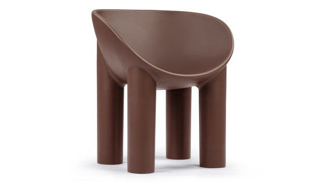 Roly Poly - Roly Poly Dining Chair, Chocolate