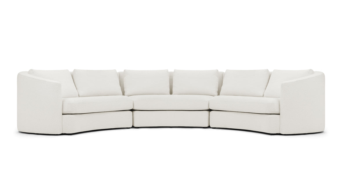 Lanvin - Lanvin Semi Circle Sofa, Pearl Boucle