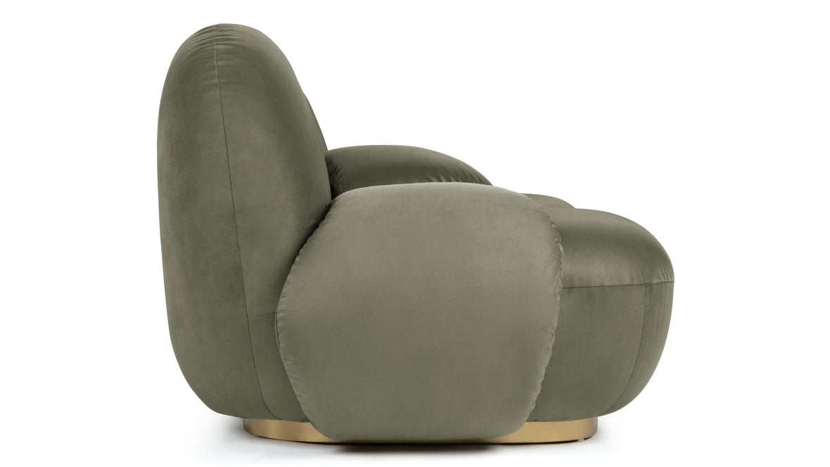 Palais - Palais Sofa, Sage Vegan Suede