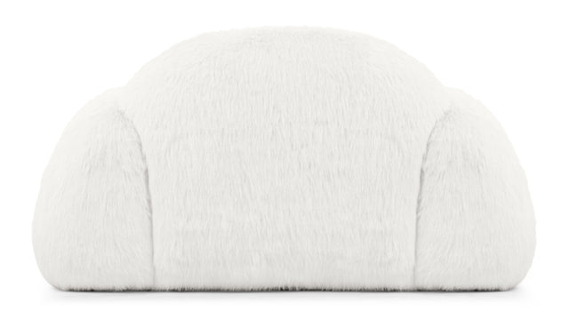 Grande Orso - Grande Orso Lounge Chair, Luxe White Vegan Fur