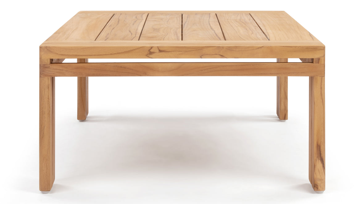 Lusso - Lusso Outdoor Coffee Table, Natural Teak