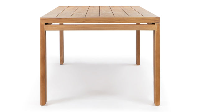 Lusso - Lusso Outdoor Dining Table, Natural Teak