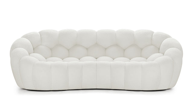 Bubble - Bubble Three Seater Sofa, Cream Textured Jersey