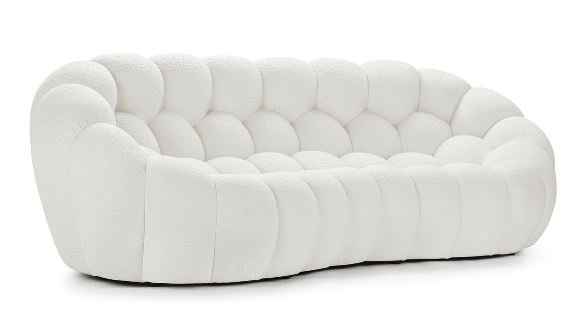 Bubble - Bubble Three Seater Sofa, Cream Textured Jersey