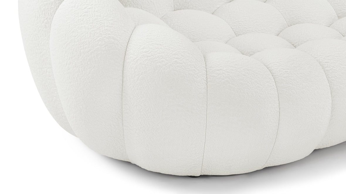 Bubble - Bubble Two Seater Sofa, Cream Textured Jersey