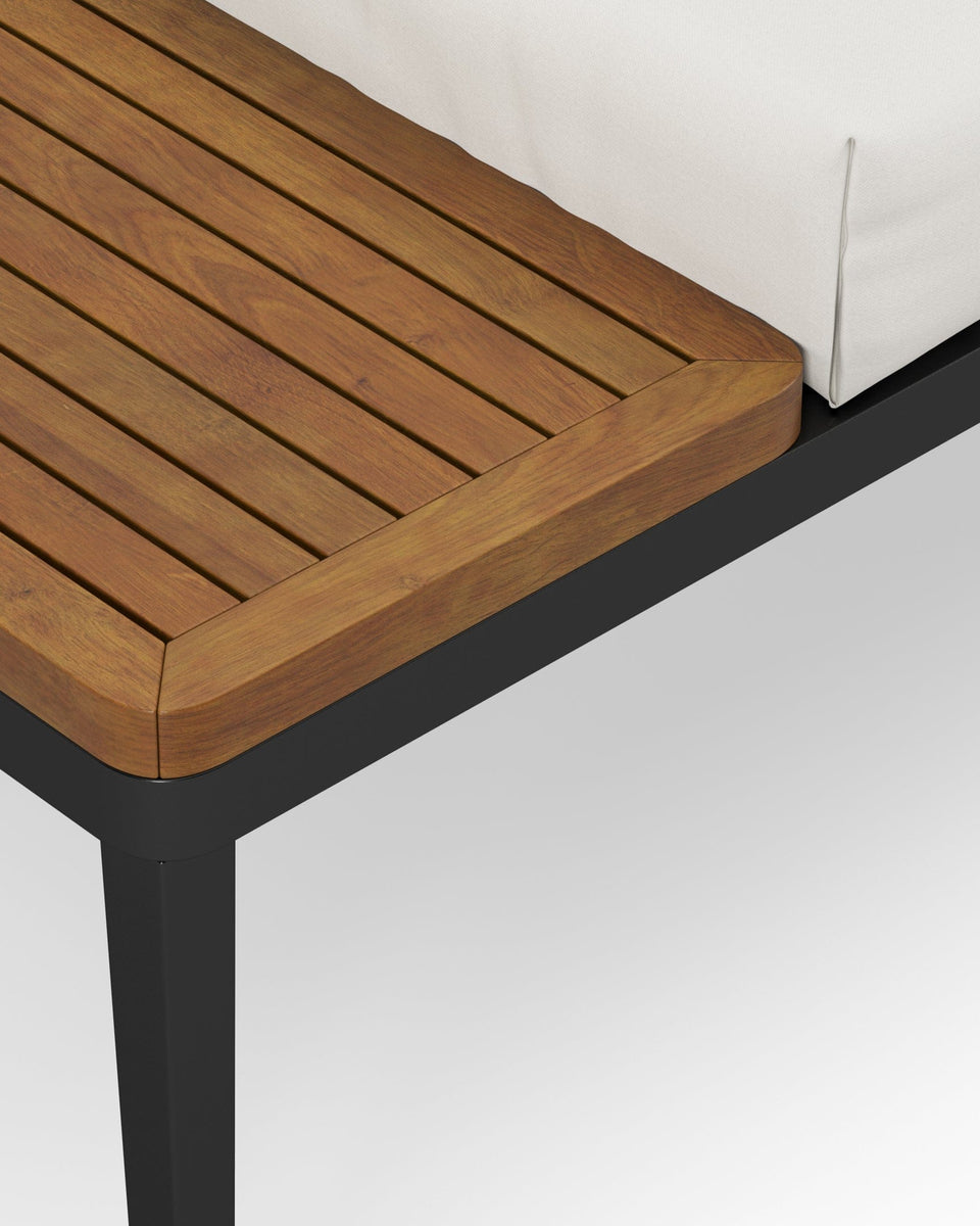 Marcus Lounger, Shell Performance Weave and Teak – Interior Icons