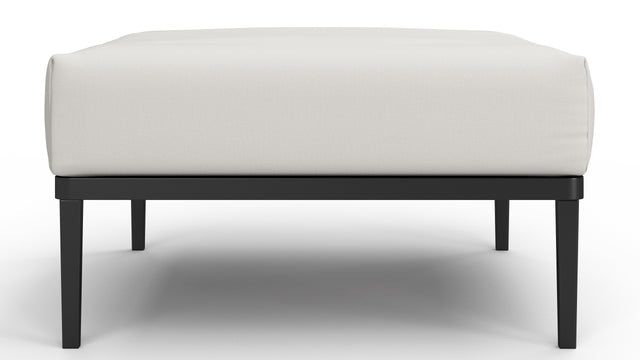 Marcus - Marcus Outdoor Ottoman, Shell Performance Weave