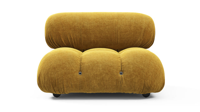 Belia - Belia Module, Armless, Mustard Yellow Chenille