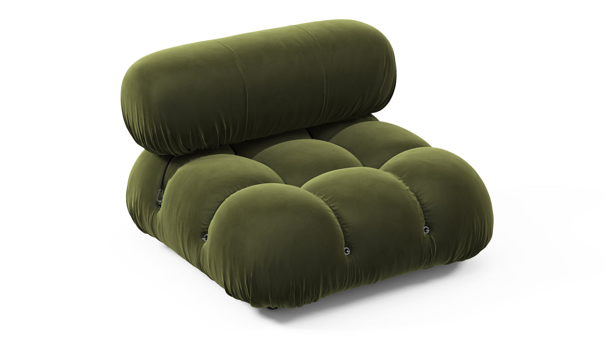 Belia - Belia Module, Armless, Thyme Luxe Velvet