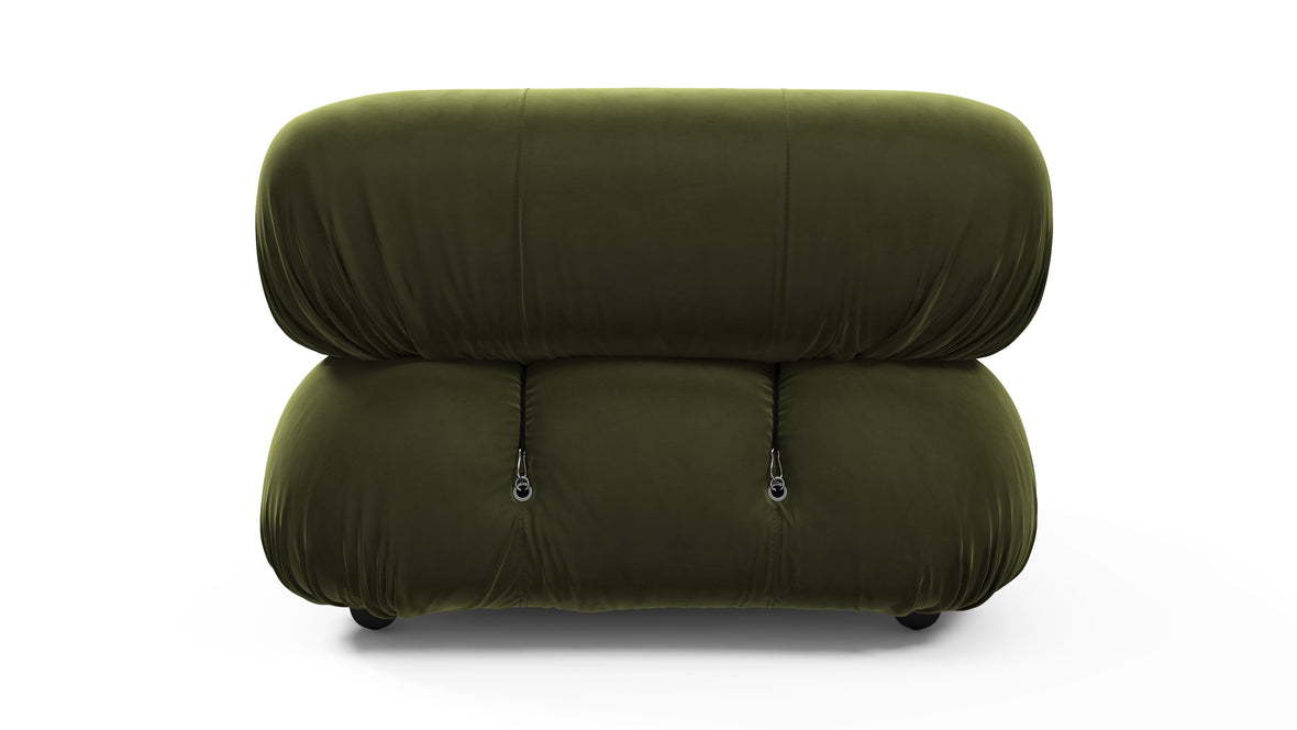 Belia - Belia Module, Armless, Thyme Luxe Velvet