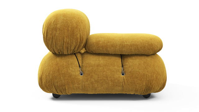 Belia - Belia Module, Left Arm, Mustard Yellow Chenille