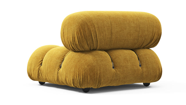 Belia - Belia Module, Left Arm, Mustard Yellow Chenille