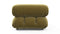 Belia - Belia Module, Left Arm, Olive Gold Velvet