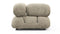 Belia - Belia Module, Left Corner, Beige Gray Chenille