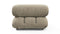 Belia - Belia Module, Left Corner, Beige Gray Chenille