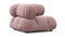 Belia - Belia Module, Left Corner, Dusty Pink Chenille