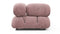 Belia - Belia Module, Left Corner, Dusty Pink Chenille