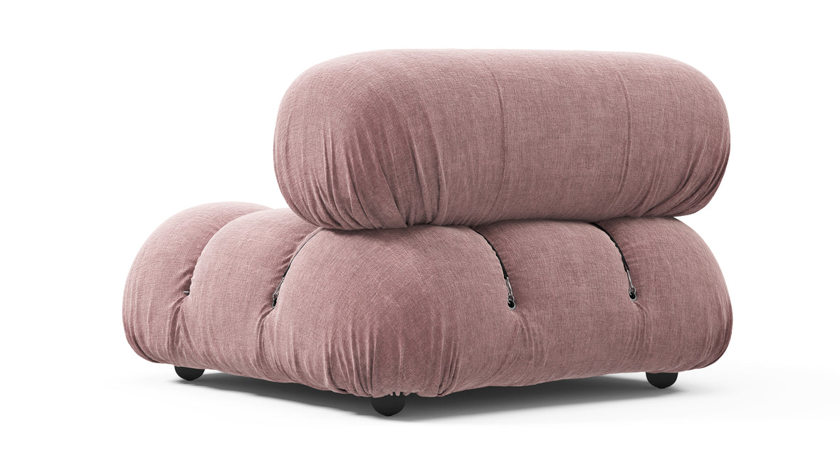 Belia - Belia Module, Left Corner, Dusty Pink Chenille