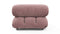 Belia - Belia Module, Left Corner, Dusty Pink Chenille