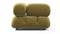 Belia - Belia Module, Left Corner, Olive Gold Velvet