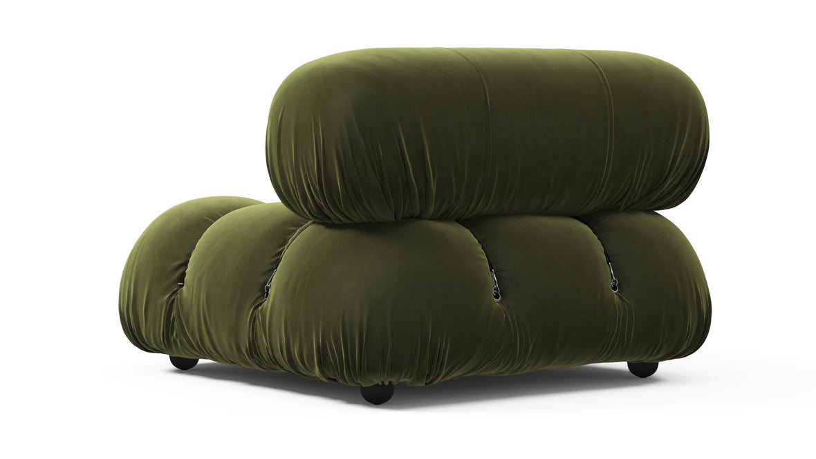 Belia - Belia Module, Left Corner, Thyme Luxe Velvet