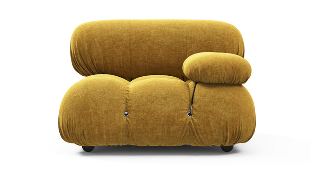 Belia - Belia Module, Right Arm, Mustard Yellow Chenille