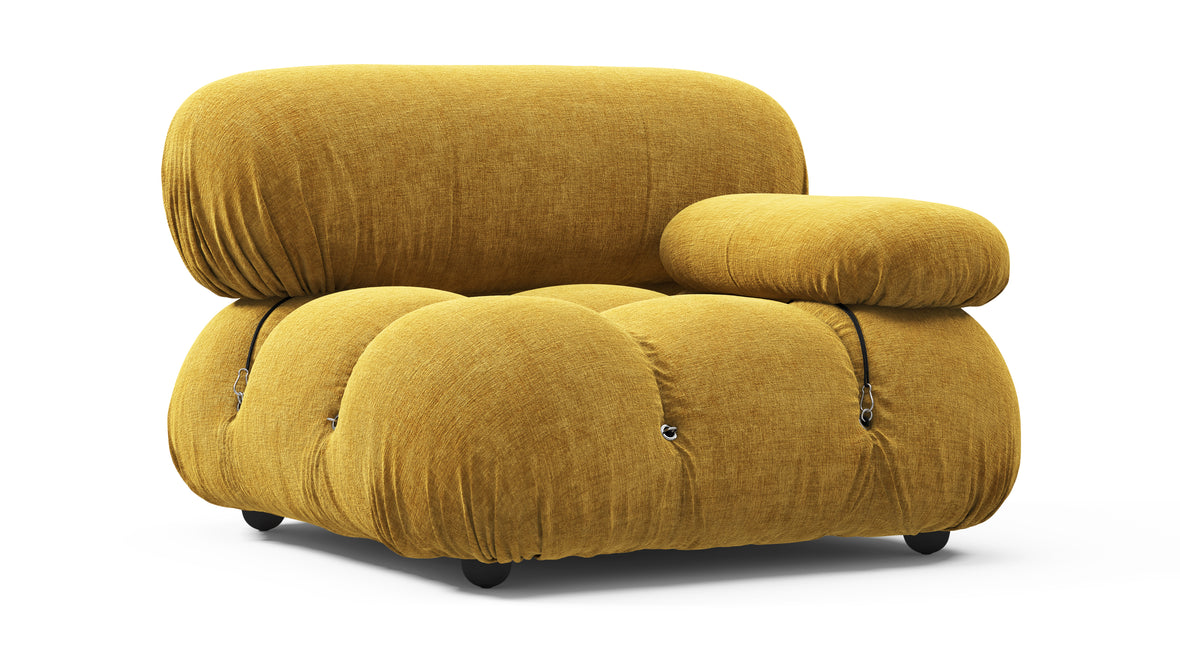 Belia - Belia Module, Right Arm, Mustard Yellow Chenille