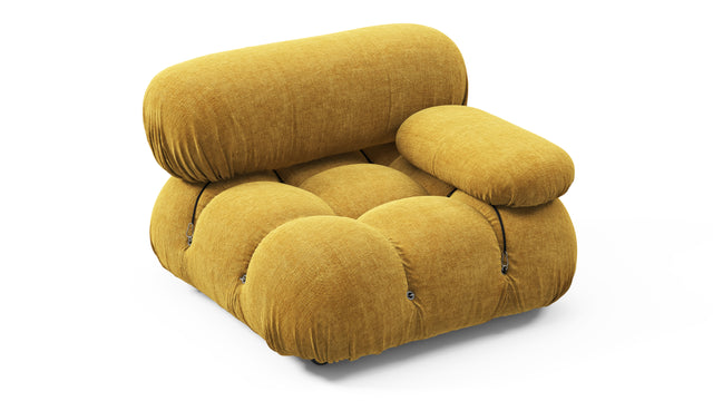 Belia - Belia Module, Right Arm, Mustard Yellow Chenille