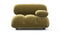 Belia - Belia Module, Right Arm, Olive Gold Velvet