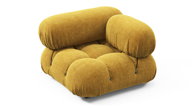 Belia - Belia Module, Right Corner, Mustard Yellow Chenille