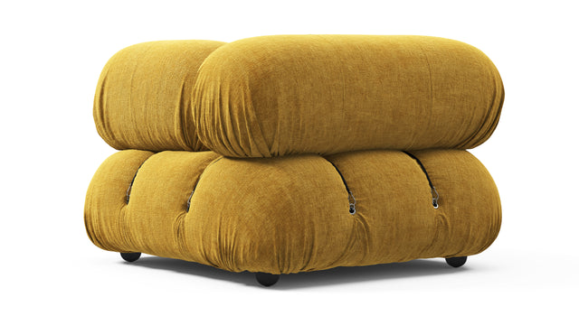 Belia - Belia Module, Right Corner, Mustard Yellow Chenille