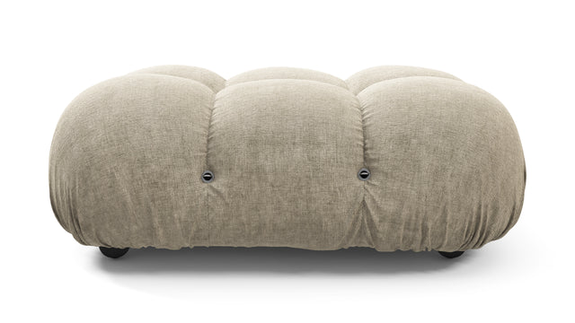 Belia - Belia Ottoman, Beige Gray Chenille