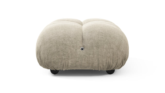 Belia - Belia Ottoman, Beige Gray Chenille