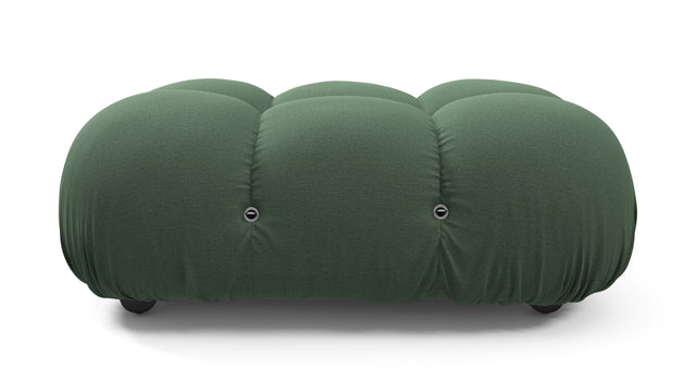 Belia - Belia Ottoman, Evergreen Brushed Weave