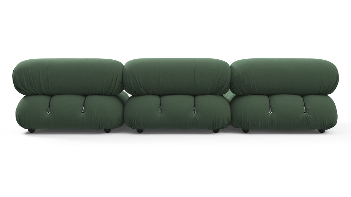 Belia - Belia Sectional, Left Chaise, Evergreen Brushed Weave