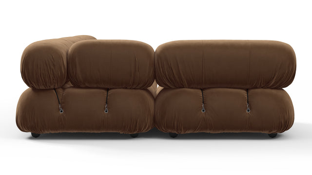 Belia - Belia Sectional, Left Corner, Mocha Velvet