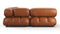 Belia - Belia Sectional, Left Corner, Tan Premium Leather