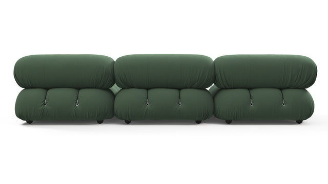 Belia - Belia Sectional, Right Chaise, Evergreen Brushed Weave