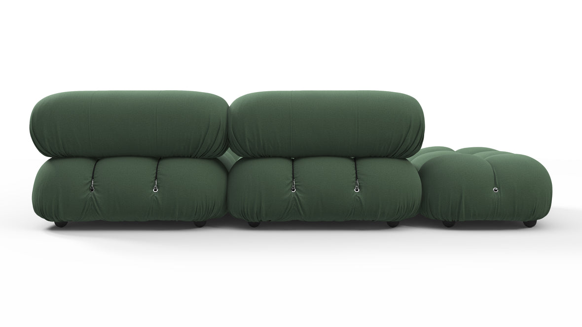 Belia - Belia Sectional, Small Right Corner, Evergreen Brushed Weave