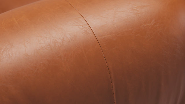 Belia - Belia Sectional, Small Right Corner, Tan Premium Leather