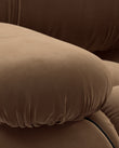 Sectionals Mario Bellini Open End Sofa, Right, Mocha Velvet