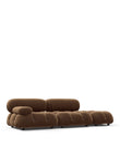 Sectionals Mario Bellini Open End Sofa, Right, Mocha Velvet