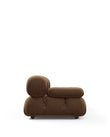 Sectionals Mario Bellini Open End Sofa, Right, Mocha Velvet